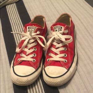 Used Red converse All star